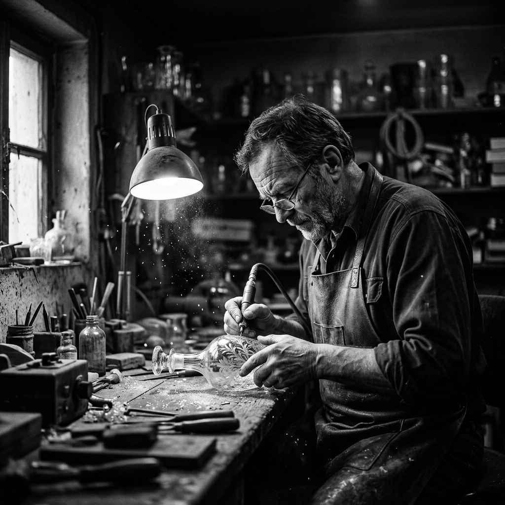 Artista en el taller